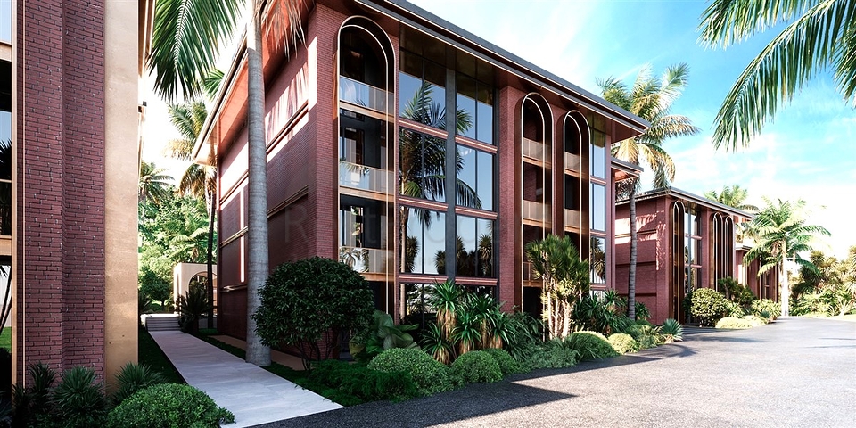 Residence on the first coastline, 100 m from the sea