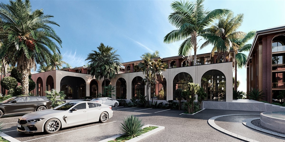 Residence on the first coastline, 100 m from the sea