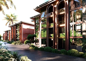 Residence on the first coastline, 100 m from the sea