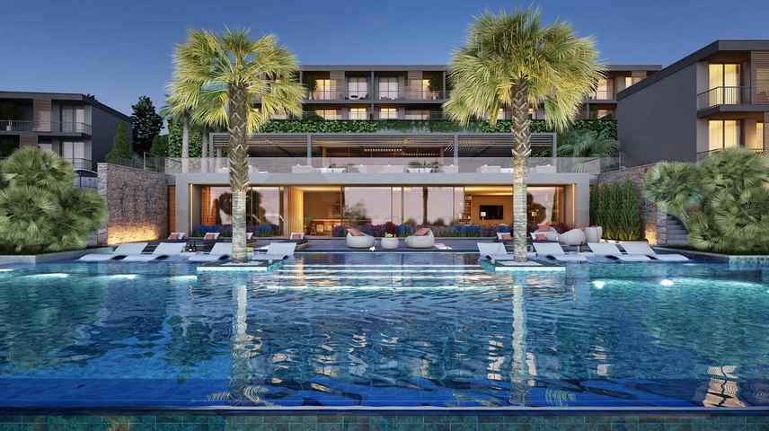 Apartment 2+1 in the area of Dortepe Bodrum