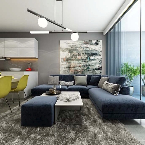 Apartment 2+1 in the area of Dortepe Bodrum