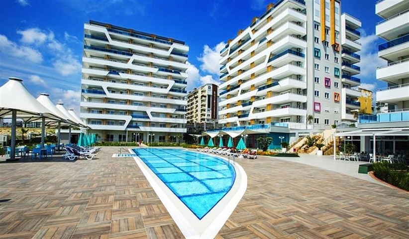 Furnished two-bedroom apartment in a residential complex with rich infrastructure