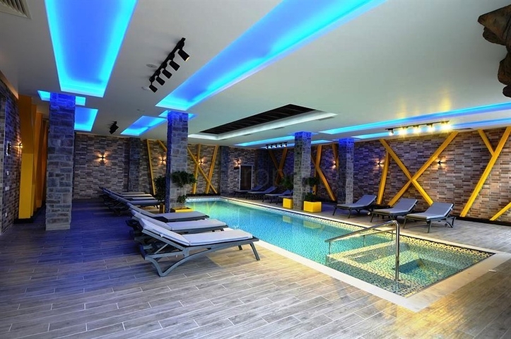 Furnished two-bedroom apartment in a residential complex with rich infrastructure