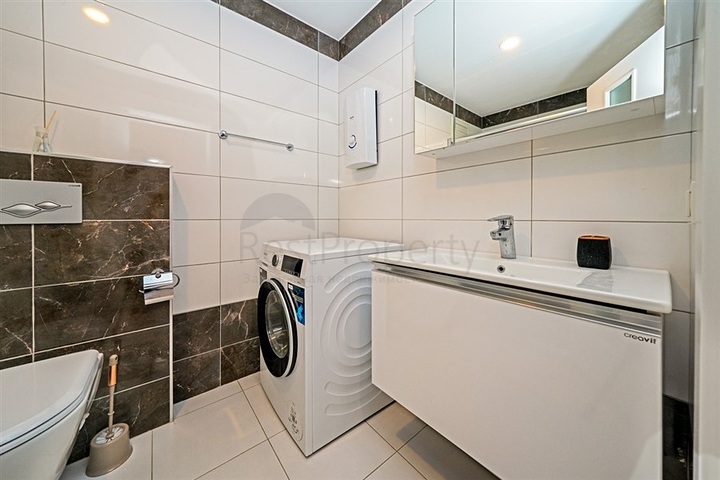 Furnished two-bedroom apartment in a residential complex with rich infrastructure