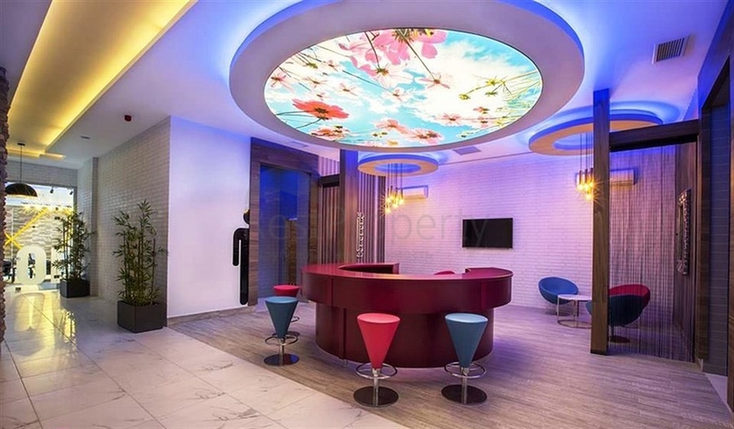 Furnished two-bedroom apartment in a residential complex with rich infrastructure