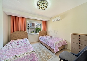 Furnished two-bedroom apartment in a residential complex with rich infrastructure
