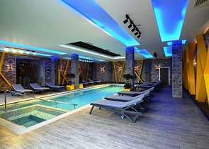 Furnished two-bedroom apartment in a residential complex with rich infrastructure