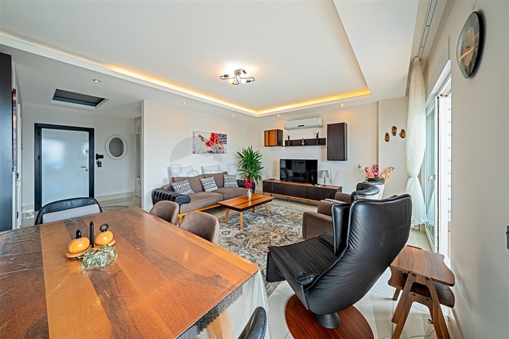 3+1 apartment with sea view in Tosmura