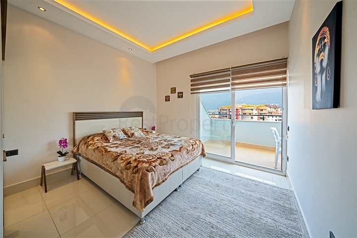 3+1 apartment with sea view in Tosmura