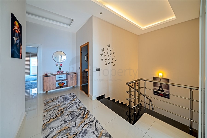 3+1 apartment with sea view in Tosmura