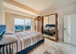 3+1 apartment with sea view in Tosmura