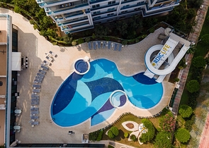 3+1 apartment with sea view in Tosmura