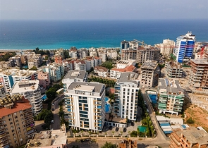 3+1 apartment with sea view in Tosmura