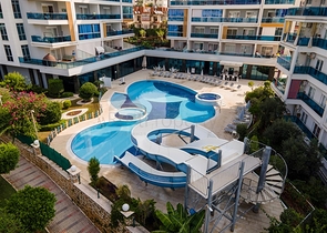 3+1 apartment with sea view in Tosmura