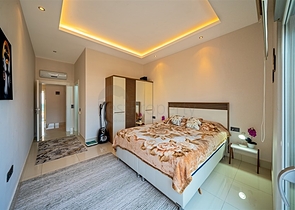 3+1 apartment with sea view in Tosmura