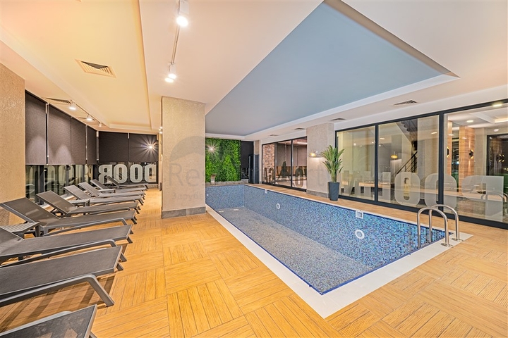 1+1 apartment in one of the best complexes in Avsallar