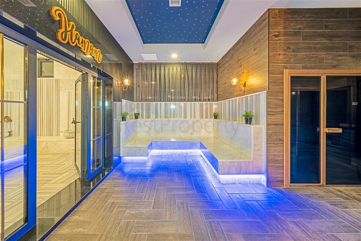 1+1 apartment in one of the best complexes in Avsallar