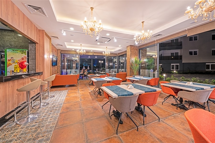 1+1 apartment in one of the best complexes in Avsallar