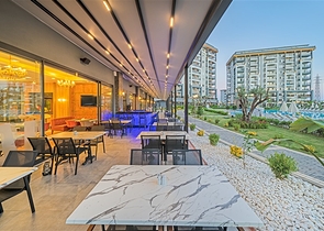 1+1 apartment in one of the best complexes in Avsallar