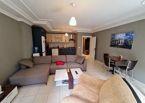 Spacious, bright two-bedroom apartment with two balconies