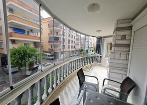 Spacious, bright two-bedroom apartment with two balconies