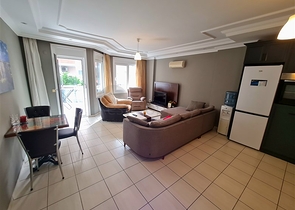 Spacious, bright two-bedroom apartment with two balconies