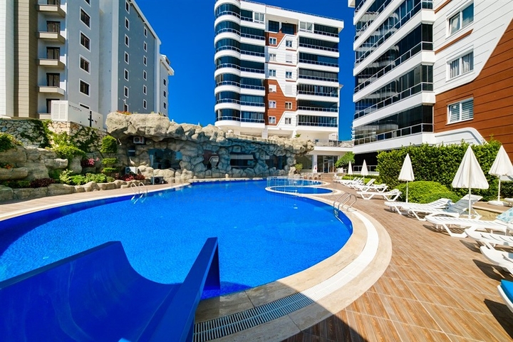 Long-term rental — Beautiful apartment with sea view for wintering in Avsallar/Alanya