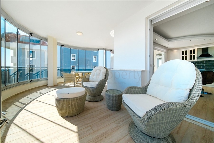 Long-term rental — Beautiful apartment with sea view for wintering in Avsallar/Alanya