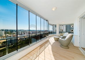 Long-term rental — Beautiful apartment with sea view for wintering in Avsallar/Alanya