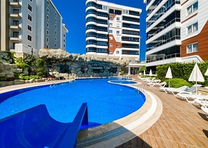 Long-term rental — Beautiful apartment with sea view for wintering in Avsallar/Alanya