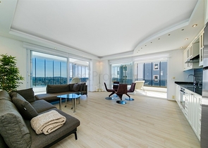 Long-term rental — Beautiful apartment with sea view for wintering in Avsallar/Alanya