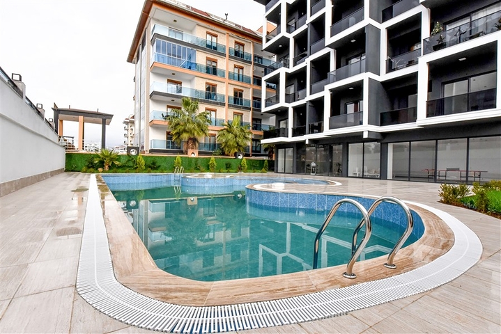 1+1 apartment 100m from the Mediterranean sea in the Kestel area