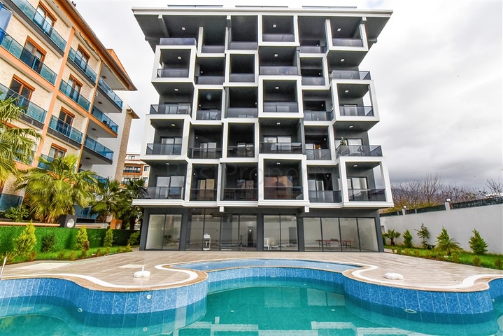 1+1 apartment 100m from the Mediterranean sea in the Kestel area