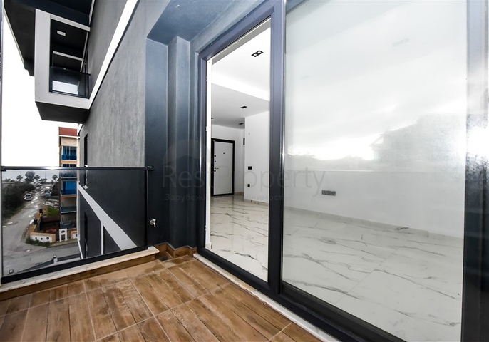 1+1 apartment 100m from the Mediterranean sea in the Kestel area