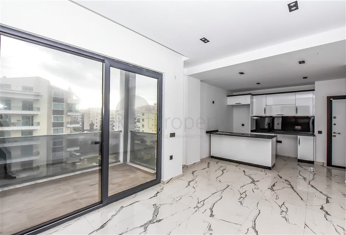 1+1 apartment 100m from the Mediterranean sea in the Kestel area