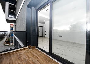 1+1 apartment 100m from the Mediterranean sea in the Kestel area