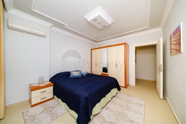 Furnished 2+1 apartment in the center of Alanya
