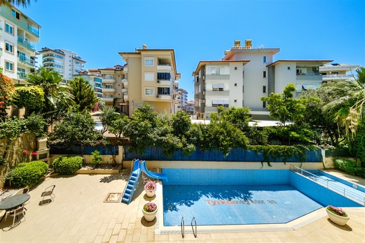 Furnished 2+1 apartment in the center of Alanya