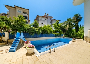 Furnished 2+1 apartment in the center of Alanya