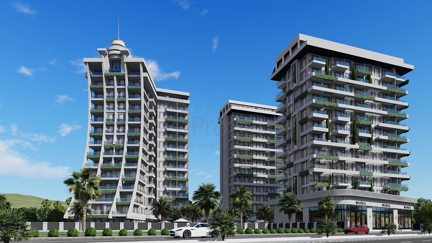 1+1 apartment in Mahmutlar district