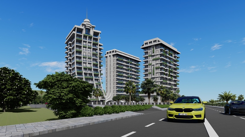 1+1 apartment in Mahmutlar district