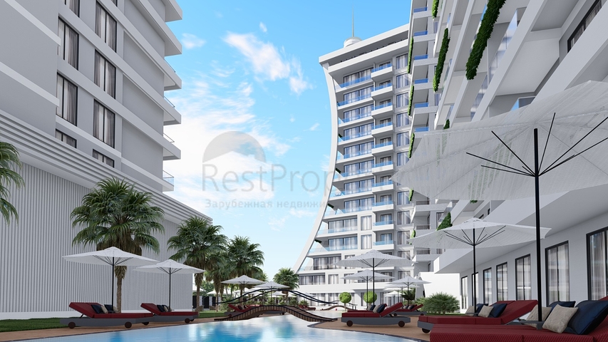 1+1 apartment in Mahmutlar district