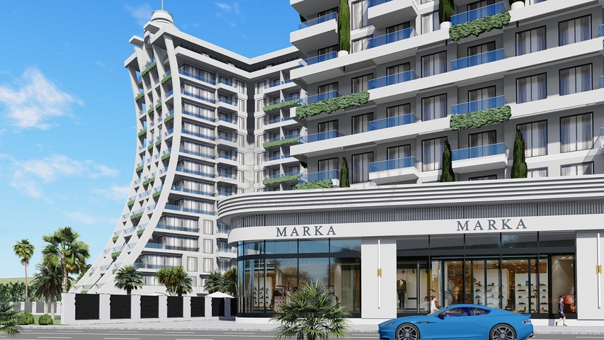 1+1 apartment in Mahmutlar district