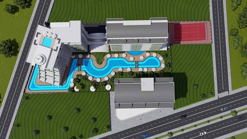 1+1 apartment in Mahmutlar district