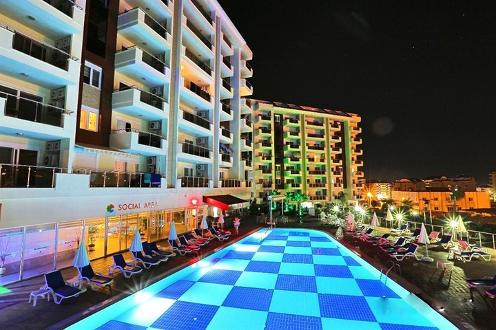 Furnished Studio Apartment in Avsallar with Full Facilities, 1 km from the Sea