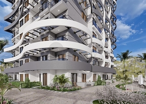 New apartment in the best location in the Mahmutlar area