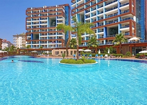 Spacious 1+1 apartment in the central area of Alanya