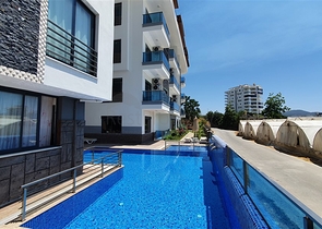 New stylish 1+1 apartment in Mahmutlar district