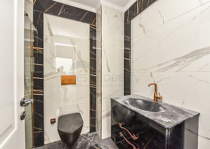 One bedroom apartment in the center of Alanya with panoramic sea views