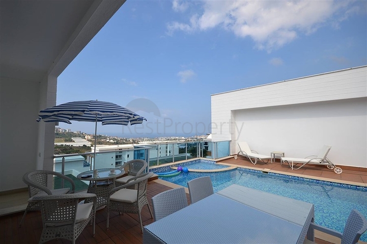 Furnished 3+1 villa in Kargicak area